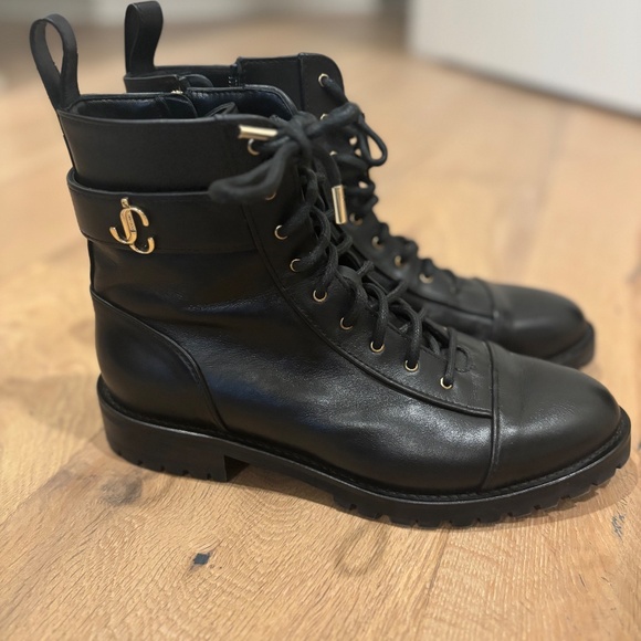 Jimmy Choo Cayo Leather Boot, Black - Picture 9 of 9